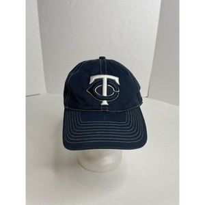 Minnesota Twins Baseball Cap, Dark Blue, Adjustable Hook And Loop